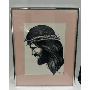 1985 Jesus portrait by Claud.